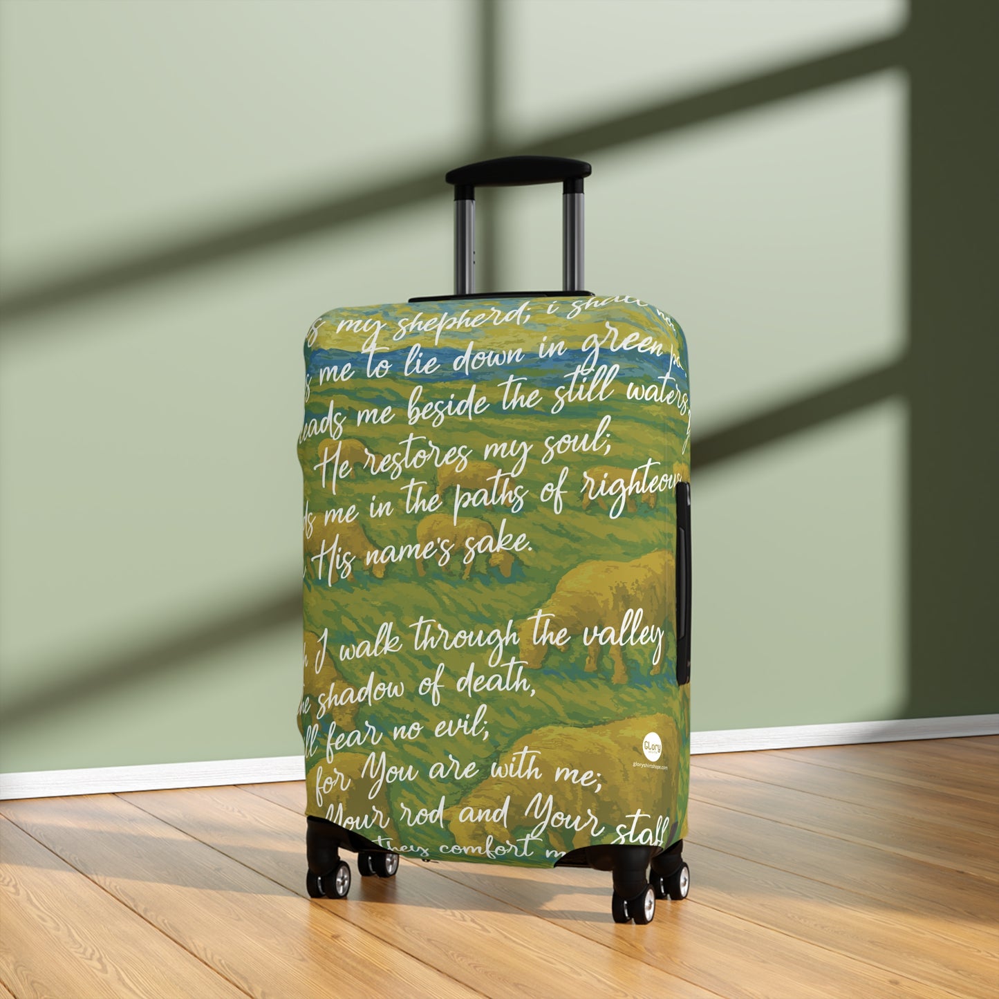 Psalm 23 Luggage Cover