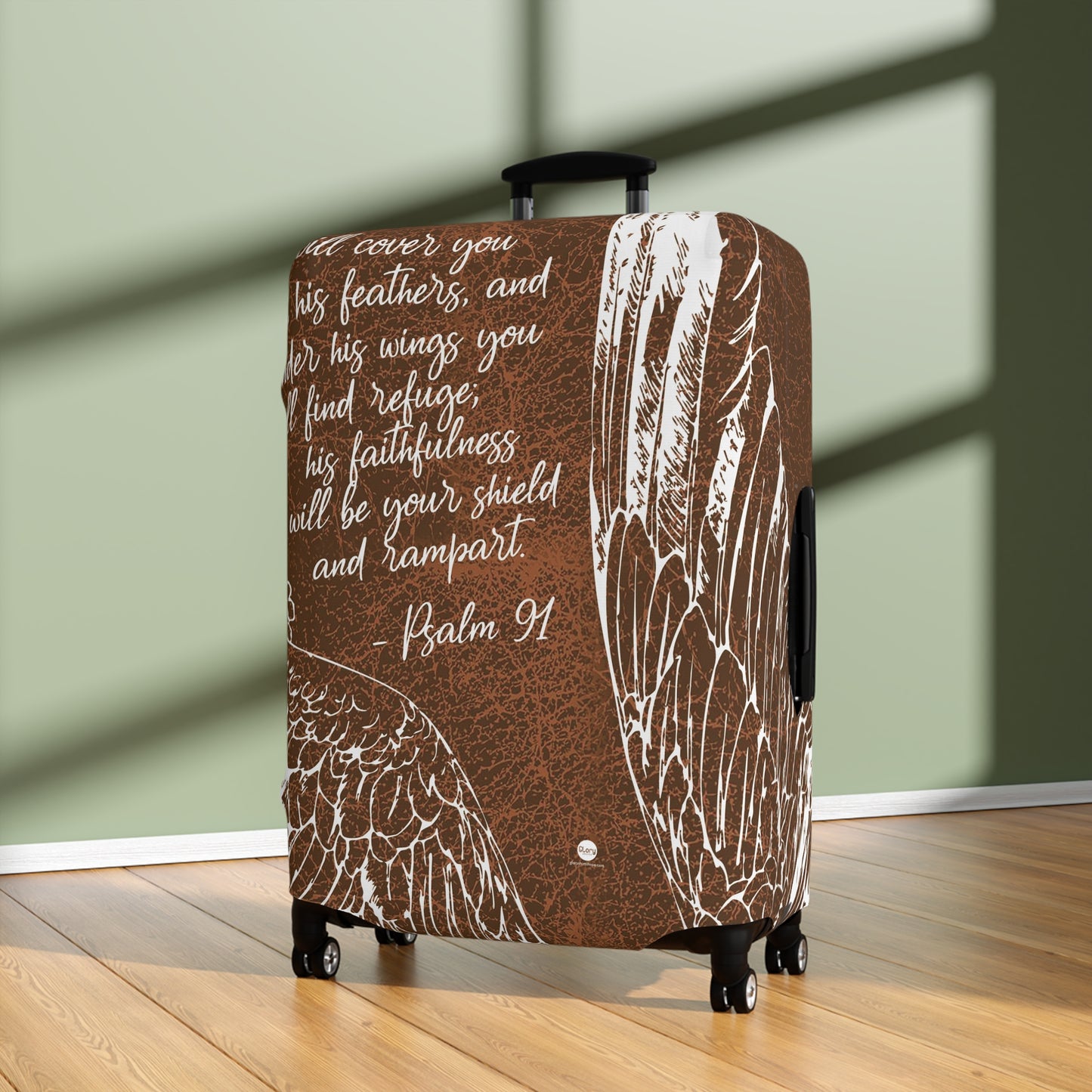 Psalm 91 Wings Luggage Cover