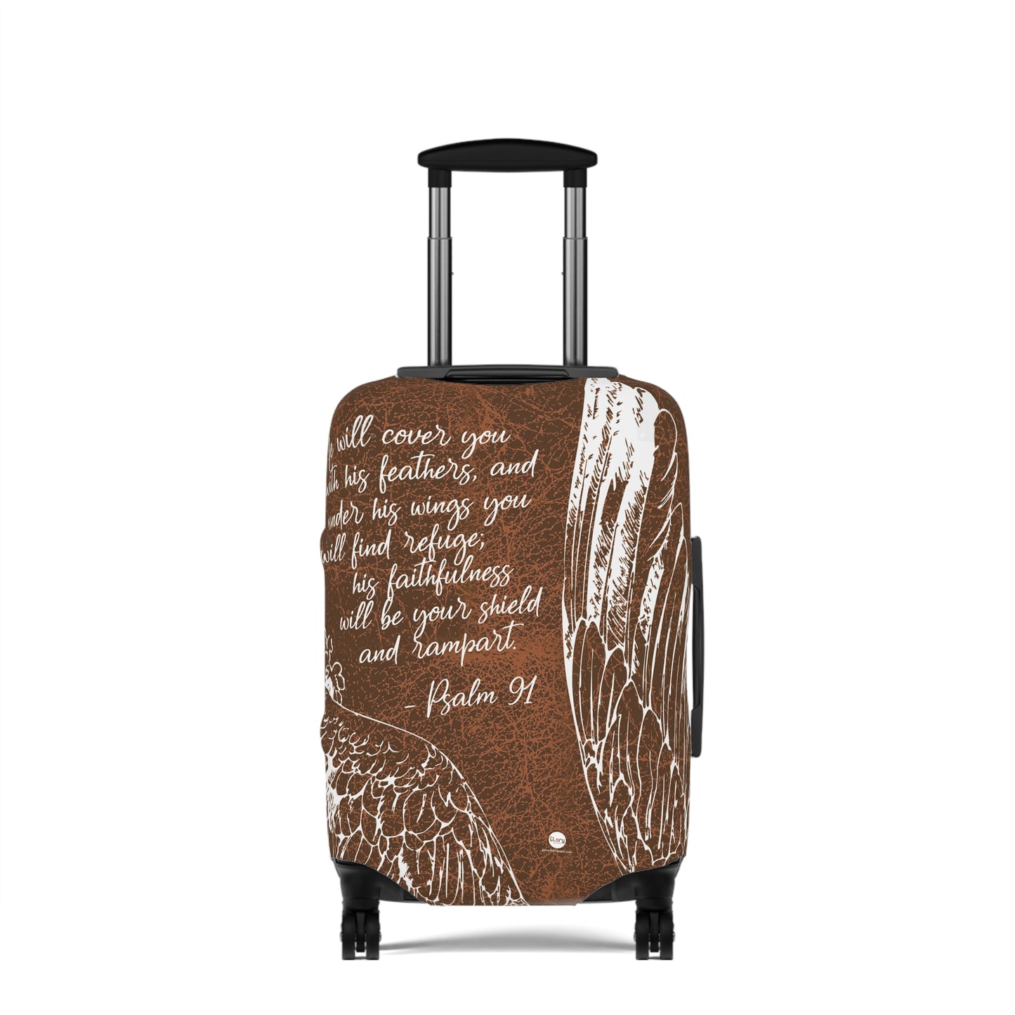Psalm 91 Wings Luggage Cover