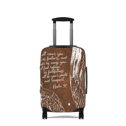 Psalm 91 Wings Luggage Cover