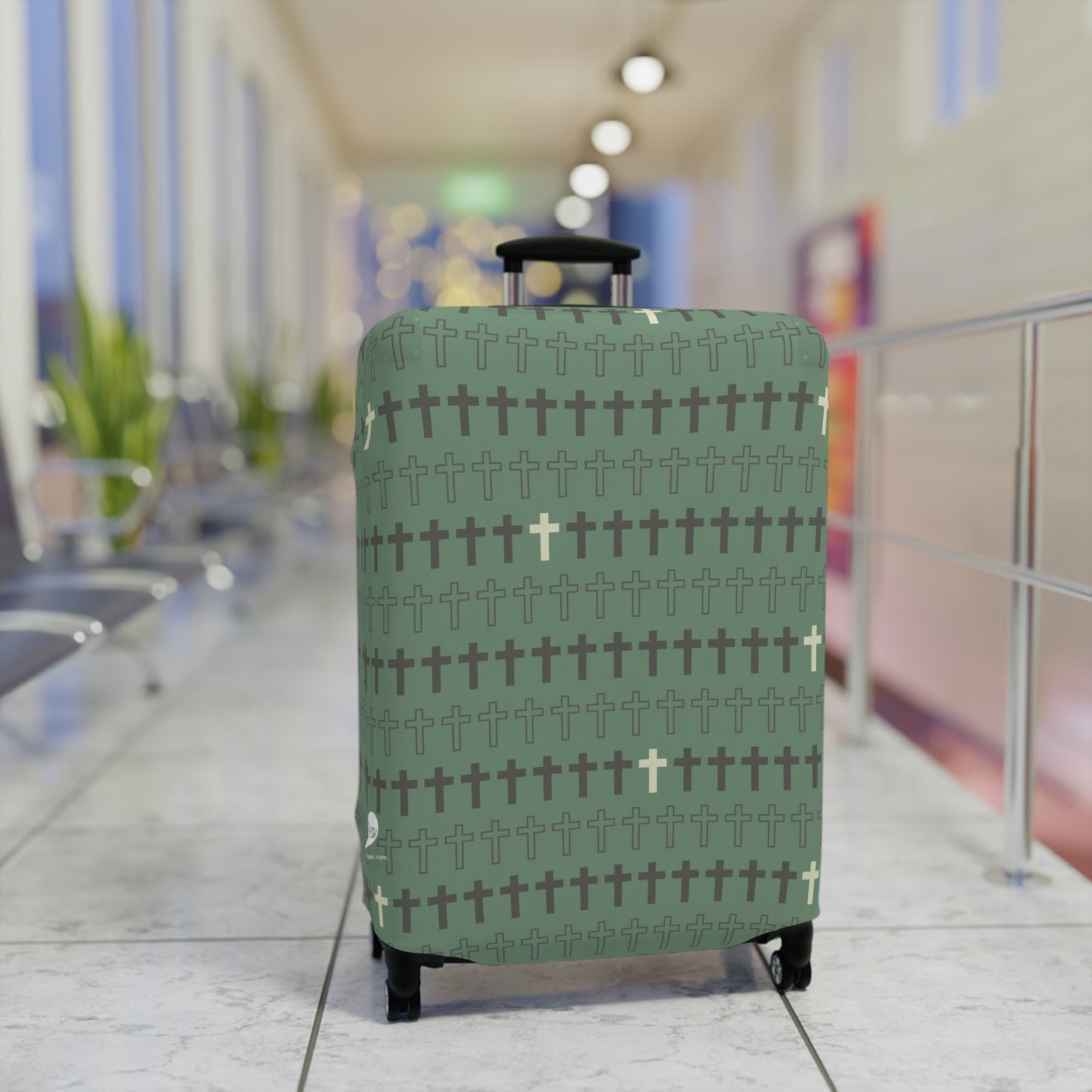 Crosses pattern Luggage Cover