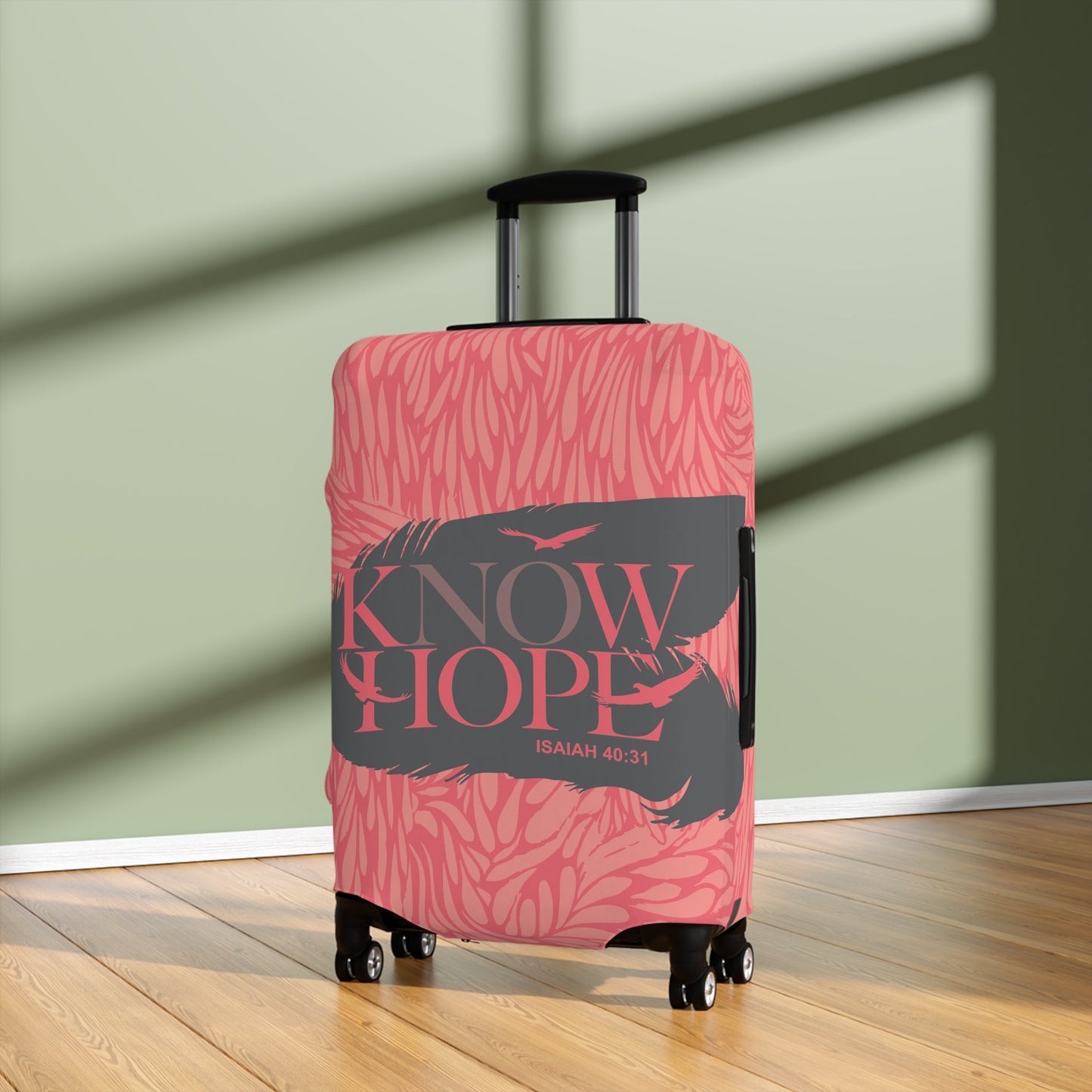 Know Hope Luggage Cover