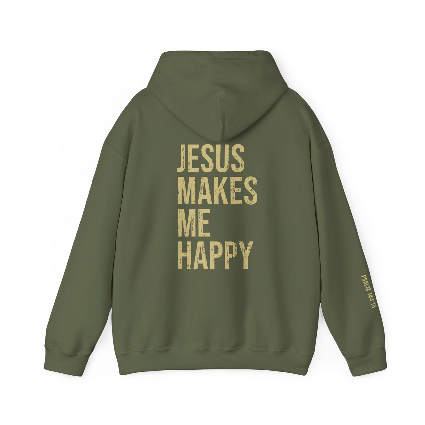 Jesus Makes Me Happy Hooded Sweatshirt