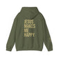 Jesus Makes Me Happy Hooded Sweatshirt