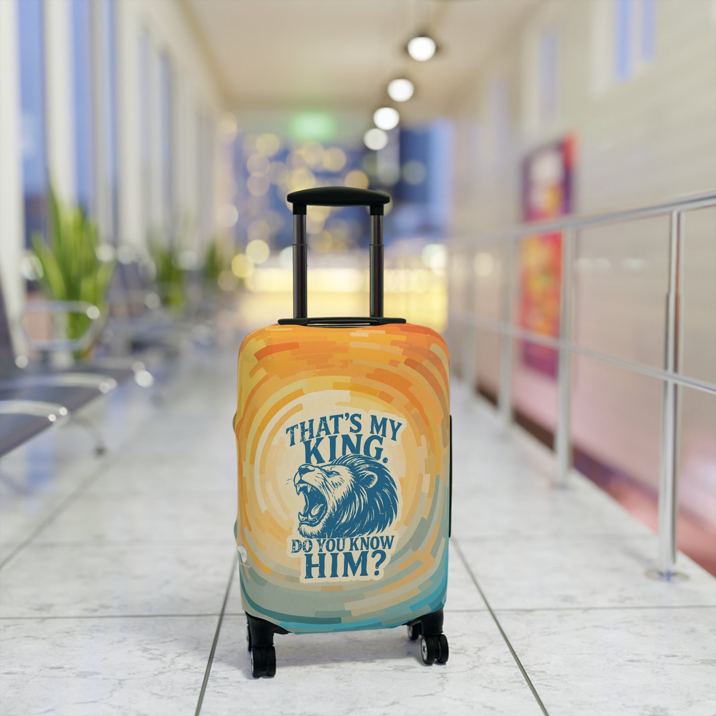 That's My King Luggage Cover - Sunrise theme