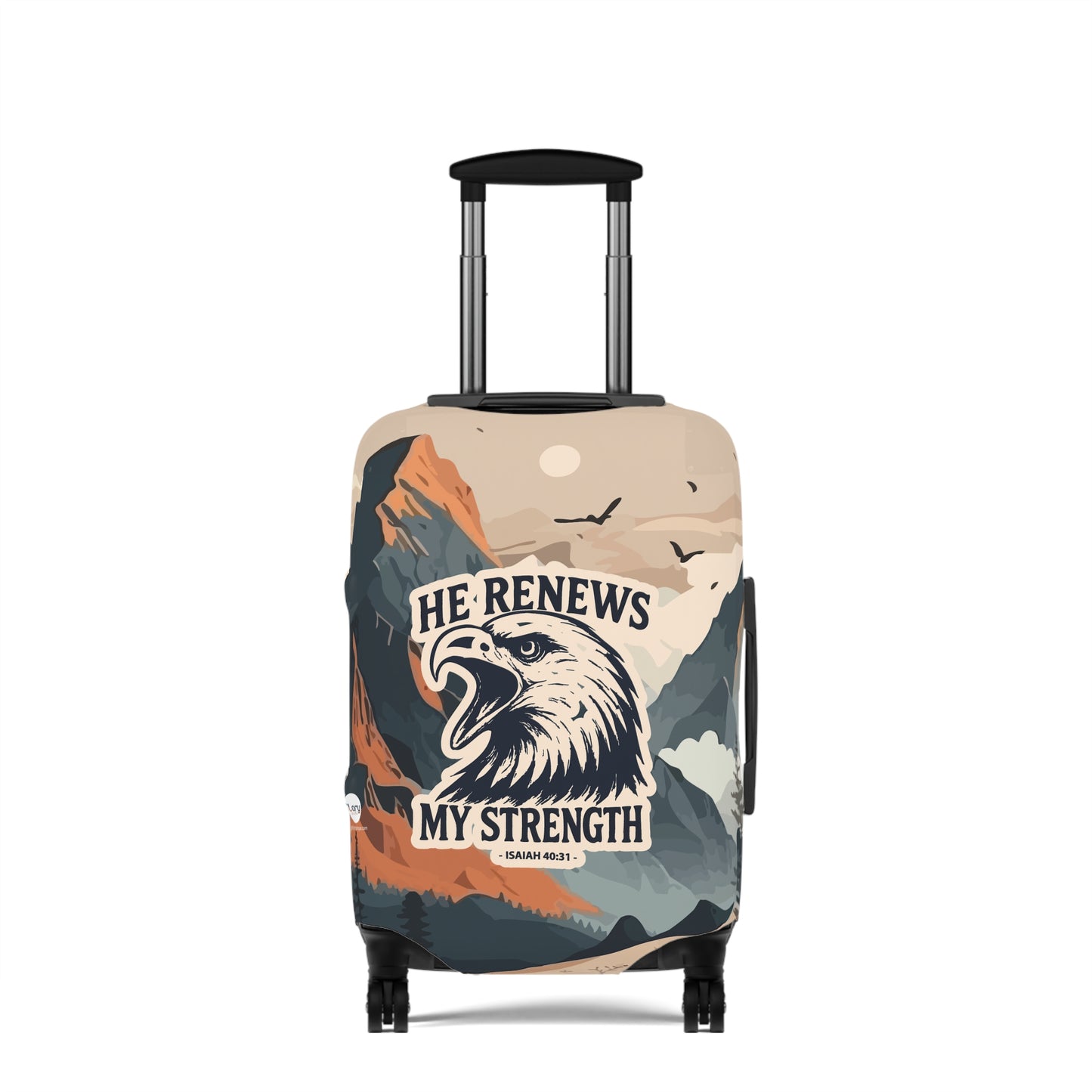 Fire Eagle Luggage Cover - Mountain peak theme