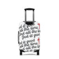 God is Good Luggage Cover-white