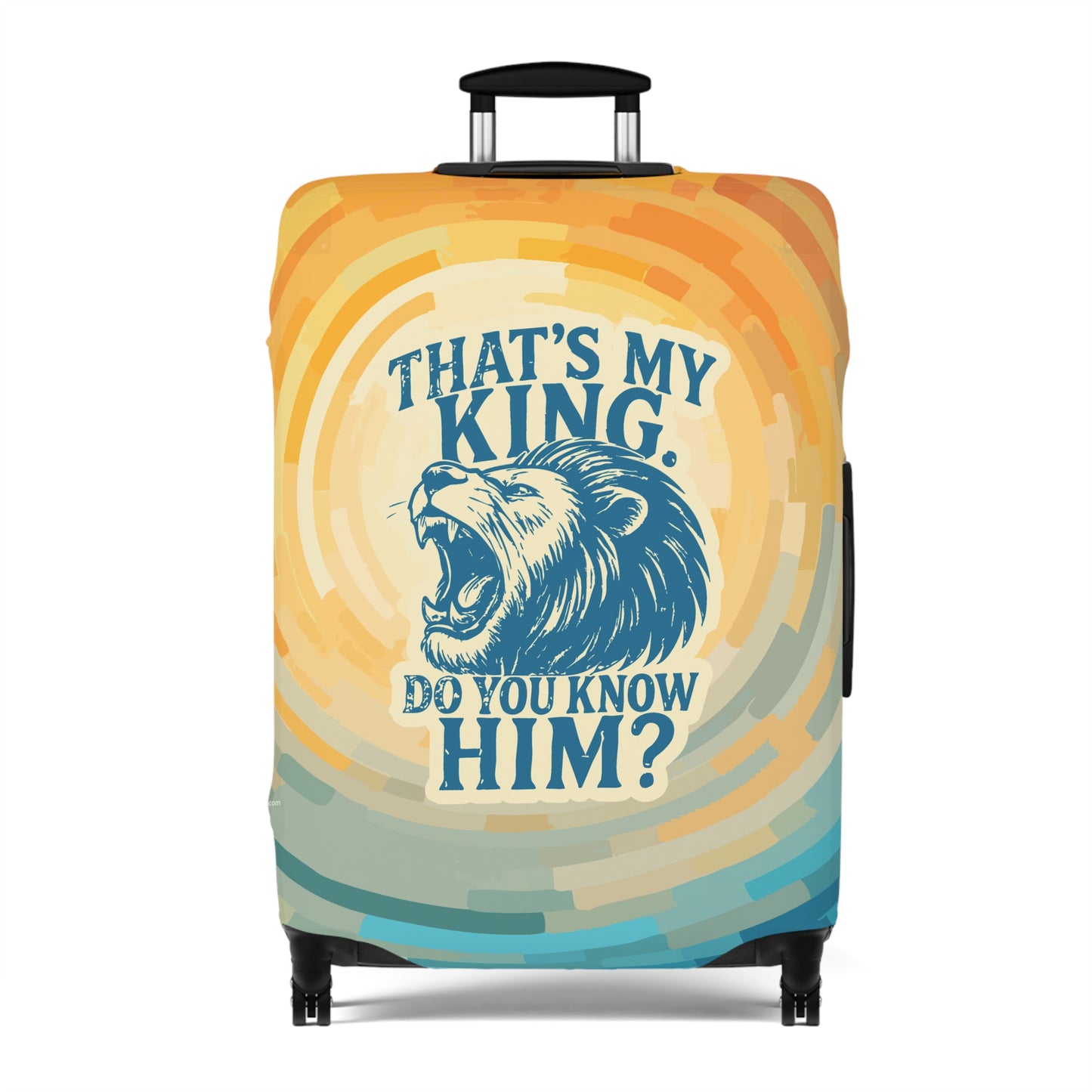 That's My King Luggage Cover - Sunrise theme