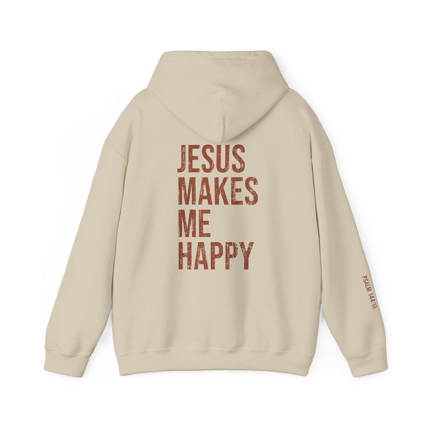 Jesus Makes Me Happy Hooded Sweatshirt