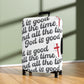 God is Good Luggage Cover-white