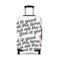 God is Good Luggage Cover-white