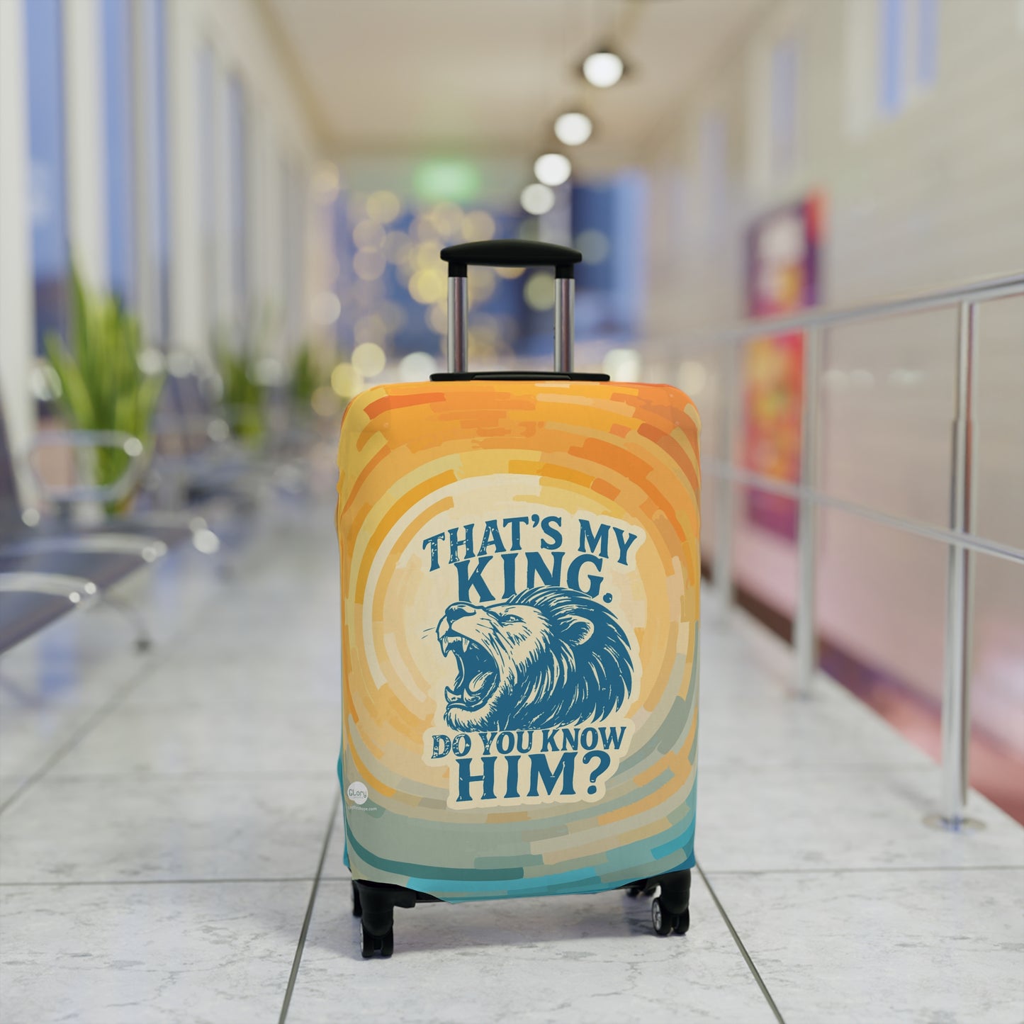 That's My King Luggage Cover - Sunrise theme