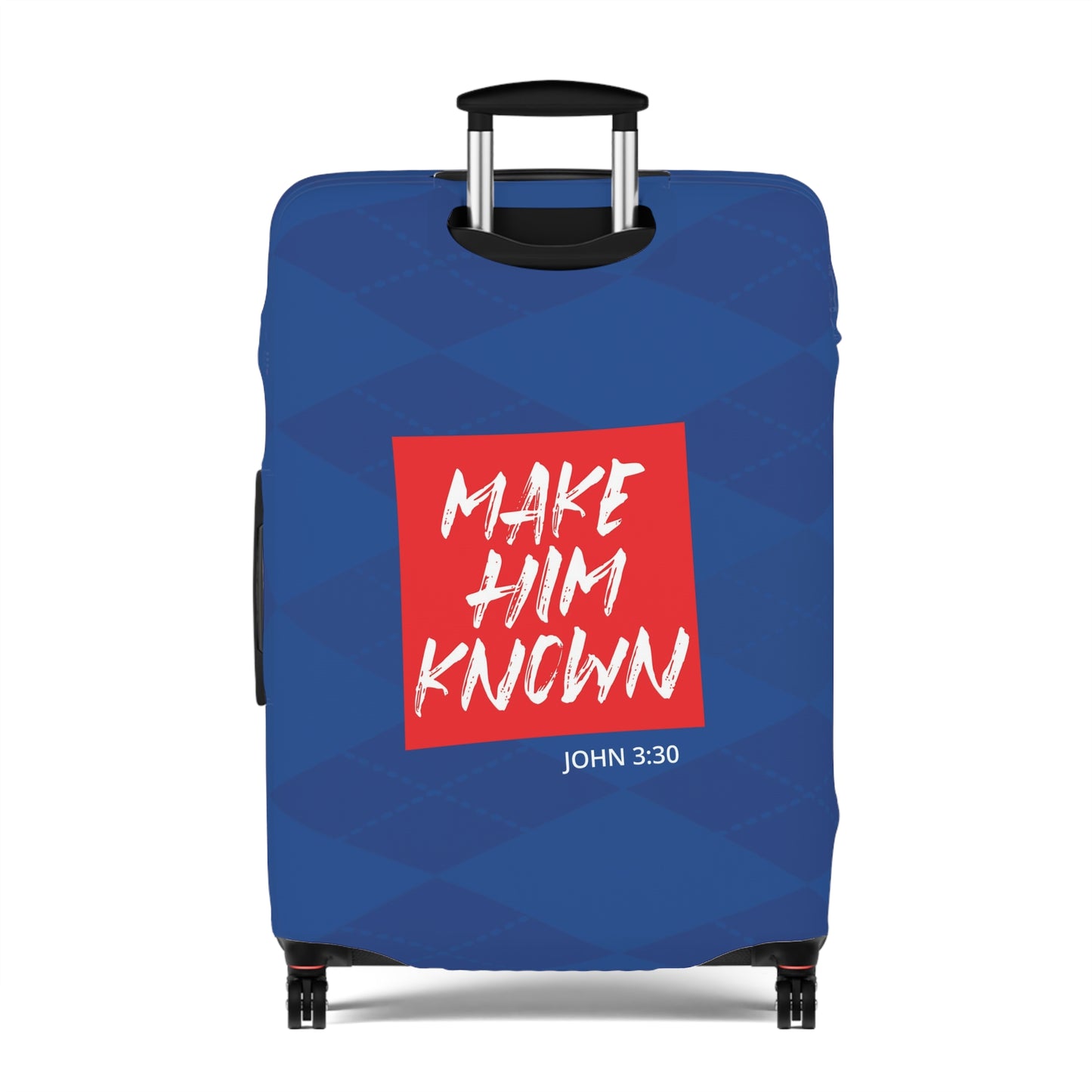 Make Him Known Luggage Cover