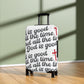 God is Good Luggage Cover-white