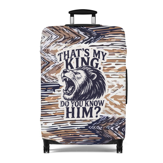 That's My King Luggage Cover - Tribal theme