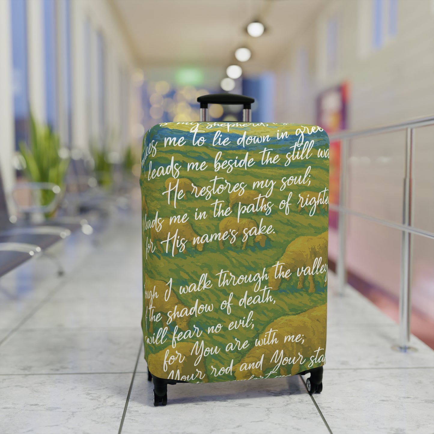 Psalm 23 Luggage Cover