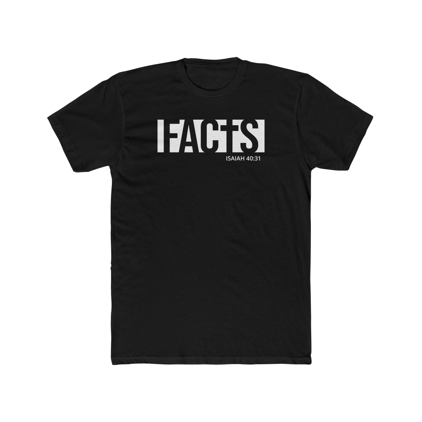 FACTS Unisex Crew Tee White