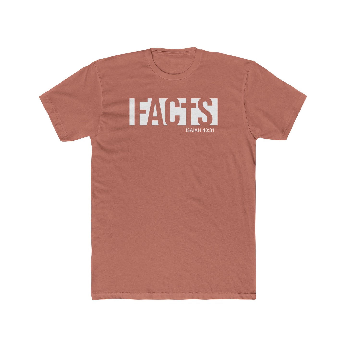 FACTS Unisex Crew Tee White