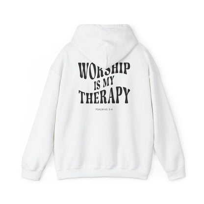 Worship Is My Therapy Hooded Sweatshirt