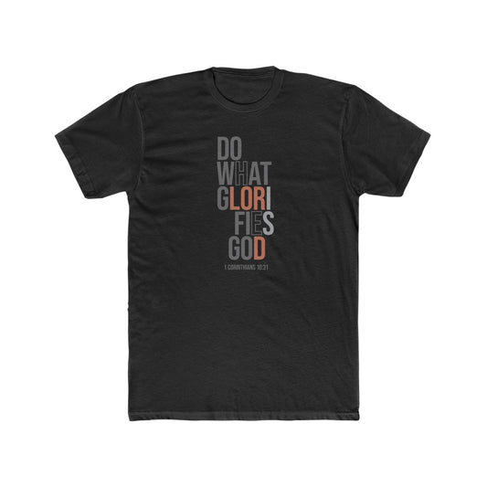 Do What Glorifies God Men's Crew Tee