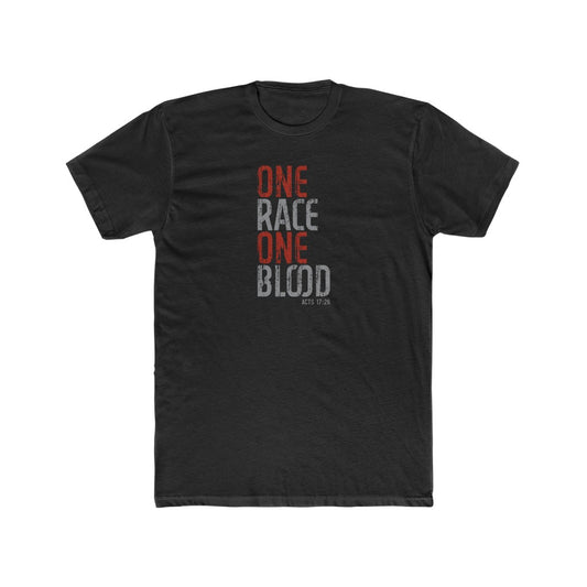 One Race. One Blood Bold Unisex Cotton Crew Tee