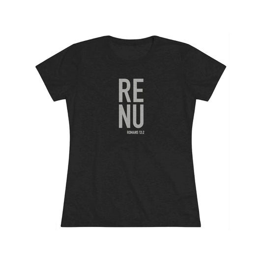 RENU Your Mind Women's Short Sleeve Tri-Blend Tee