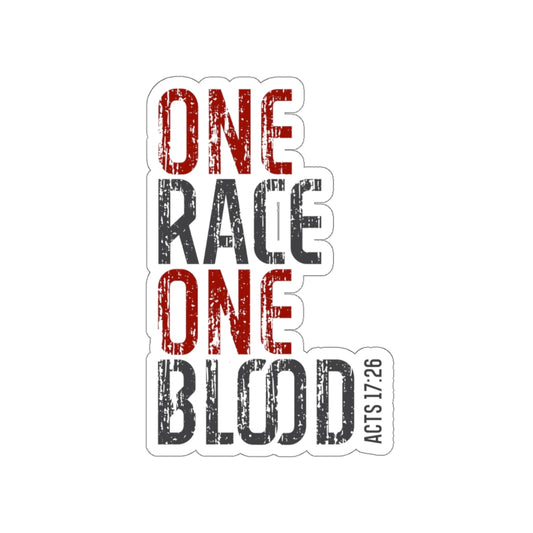 One Race One Blood sticker