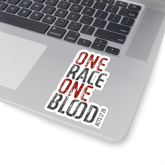 One Race One Blood sticker