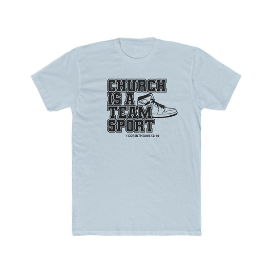 Church is a Team Sport Men's Crew Tee