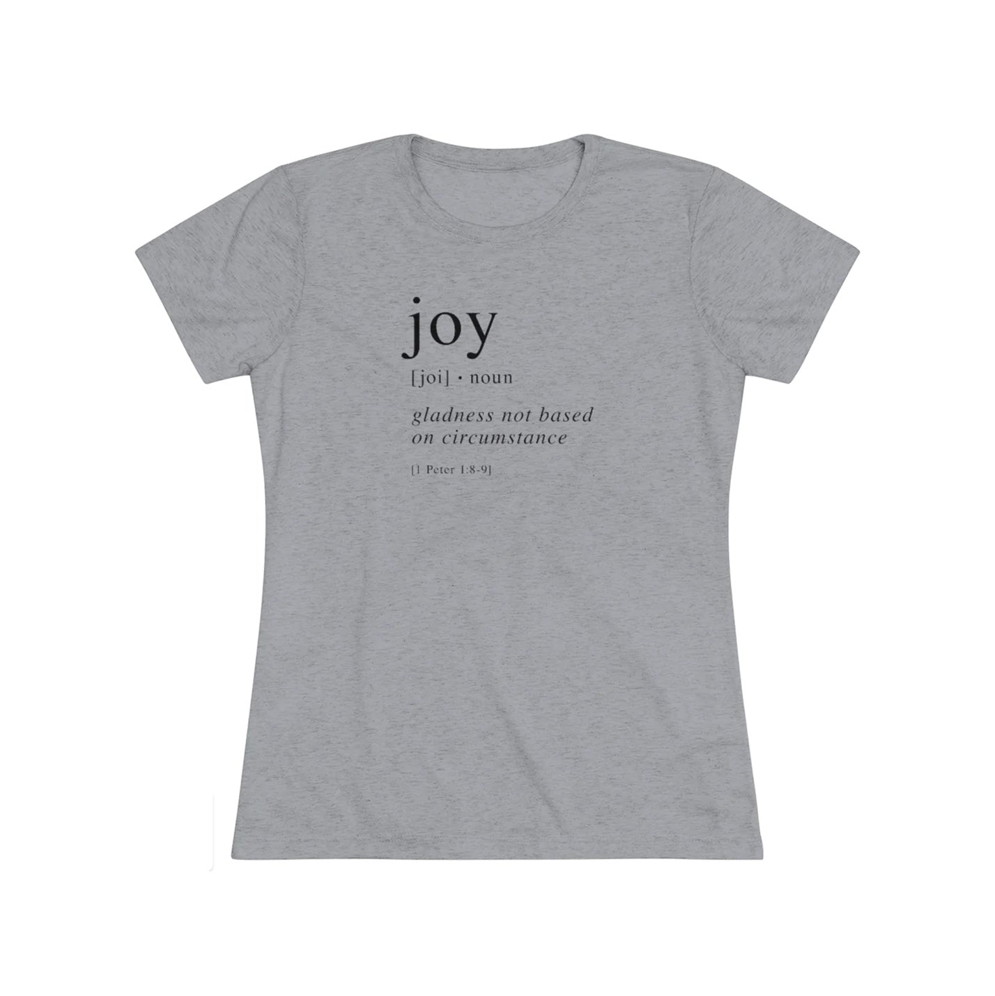 Joy women's Tri-Blend Tee